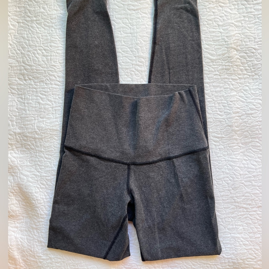 Lululemon Grey Cotton Leggings